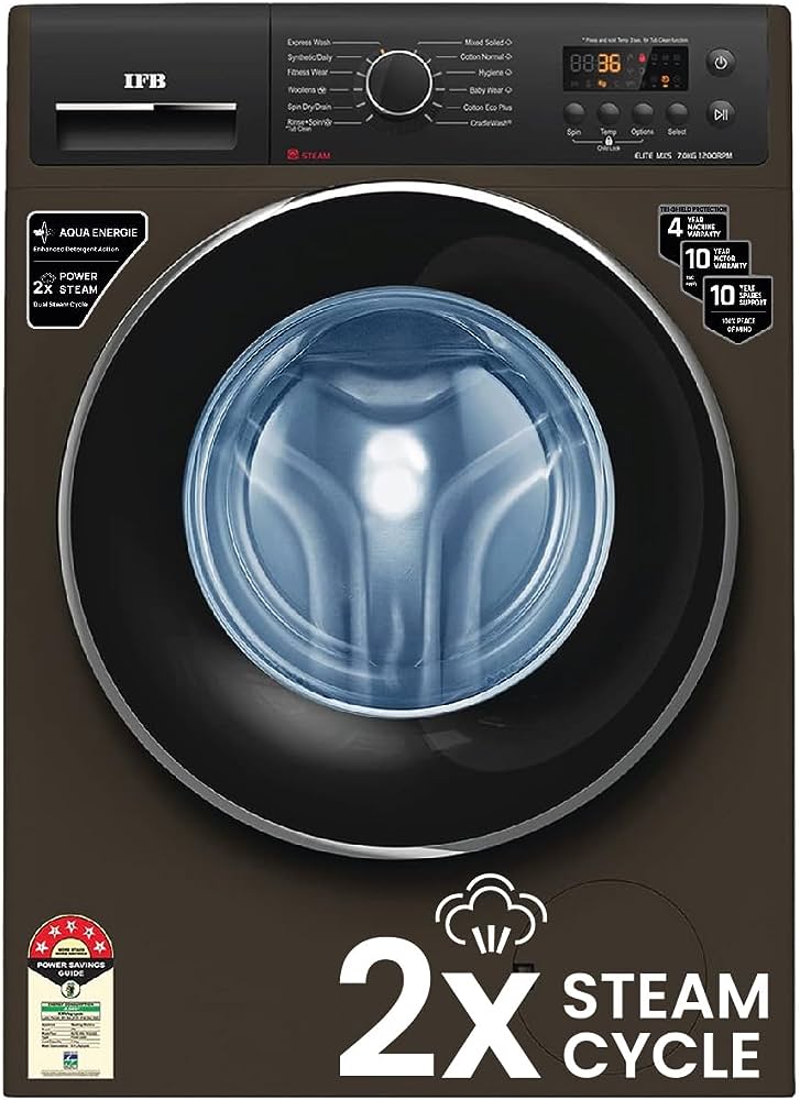 IFB- IFB 7 Kg 5 Star Fully Automatic Front Load Washing Machine 2X Power Steam