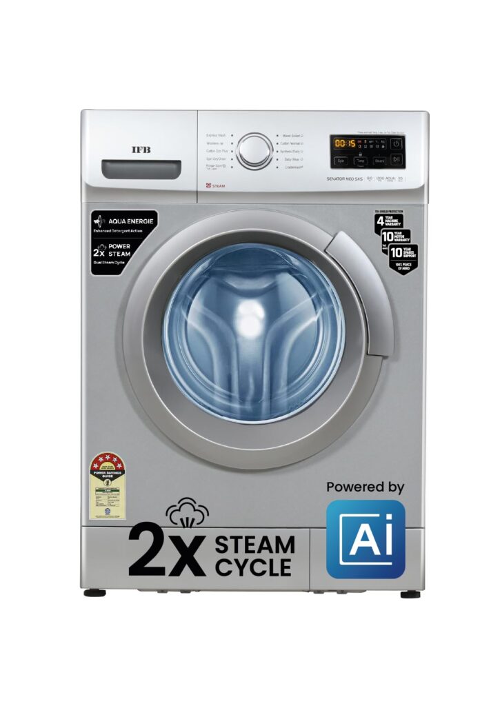 IFB- IFB 8 Kg 5 Star AI Front Load Washing Machine